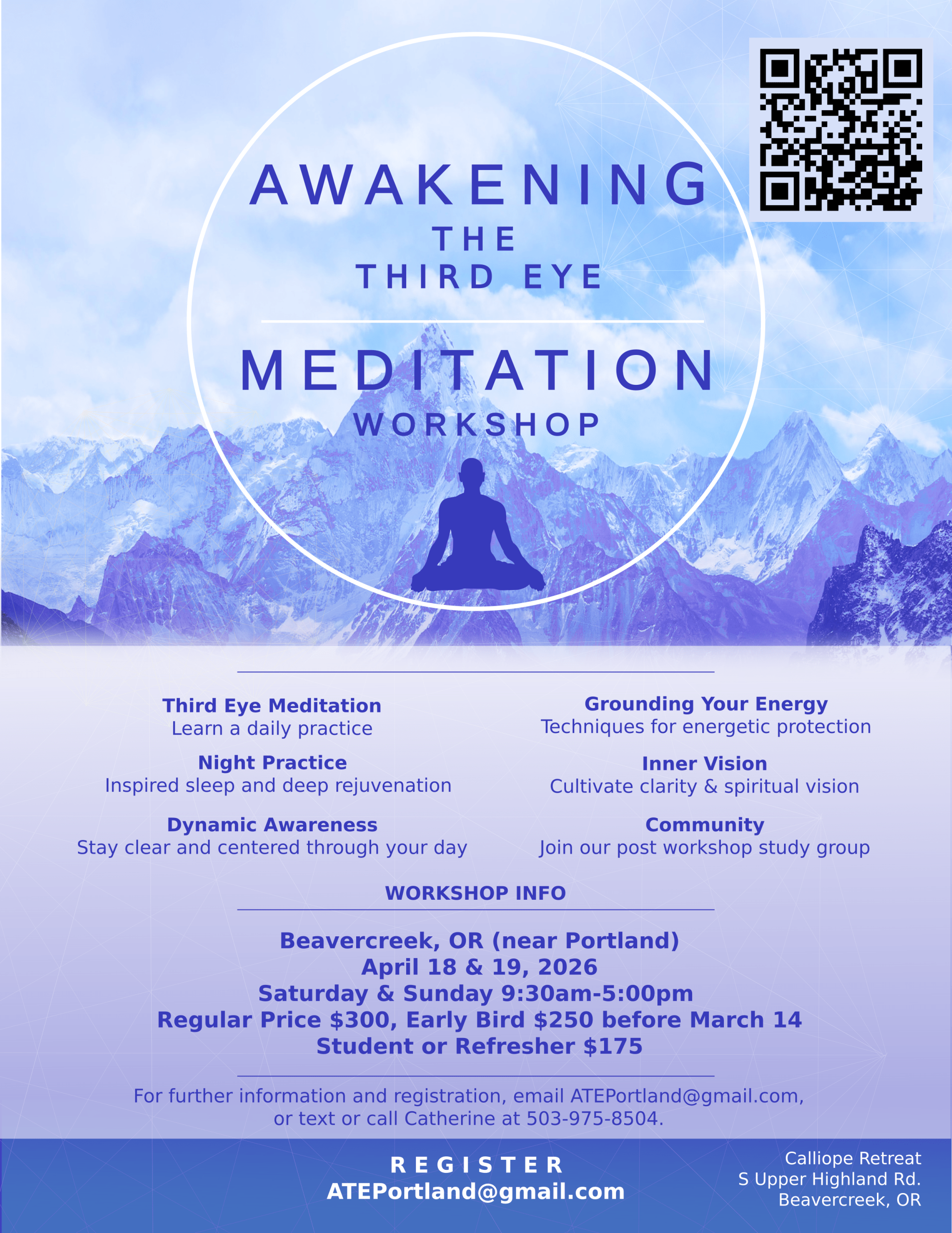 Awakening The Third Eye Weekend Portland OR April 2026